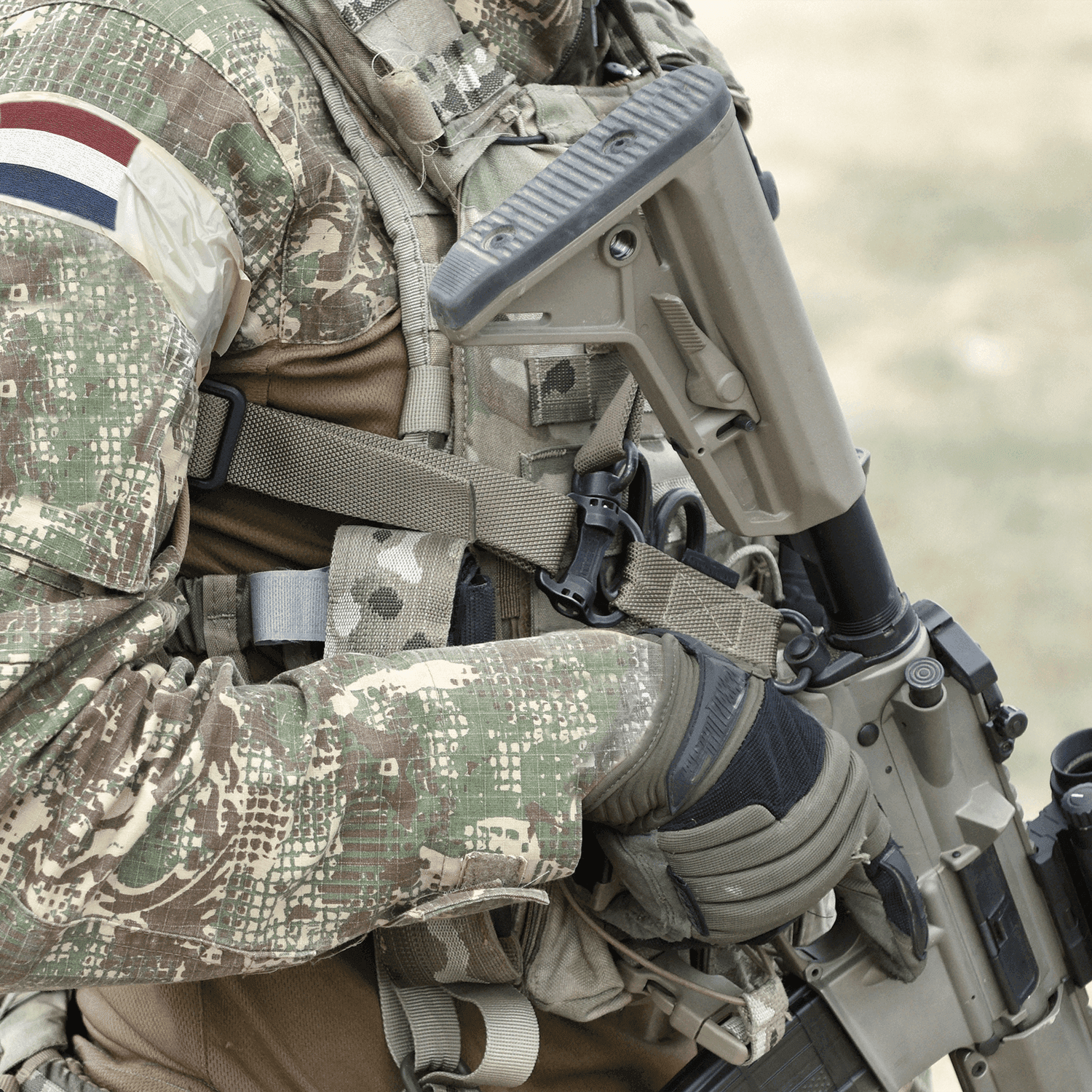 Militair of veteraan met letselschade