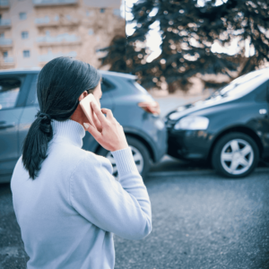 Verkeersongeval onder werktijd
