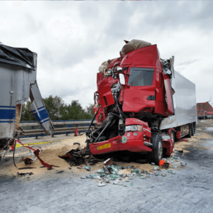 Vrachtwagen ongeval