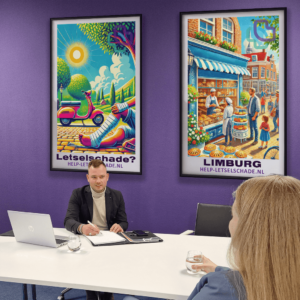 Een Fiets ongeluk in Limburg